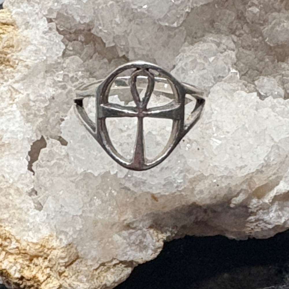 Sterling Silver Ankh Ring